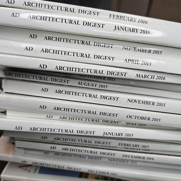 ARCHITECTURAL DIGEST Magazine Bundle Lot Variety Issues No Duplicates - Picture 15 of 16